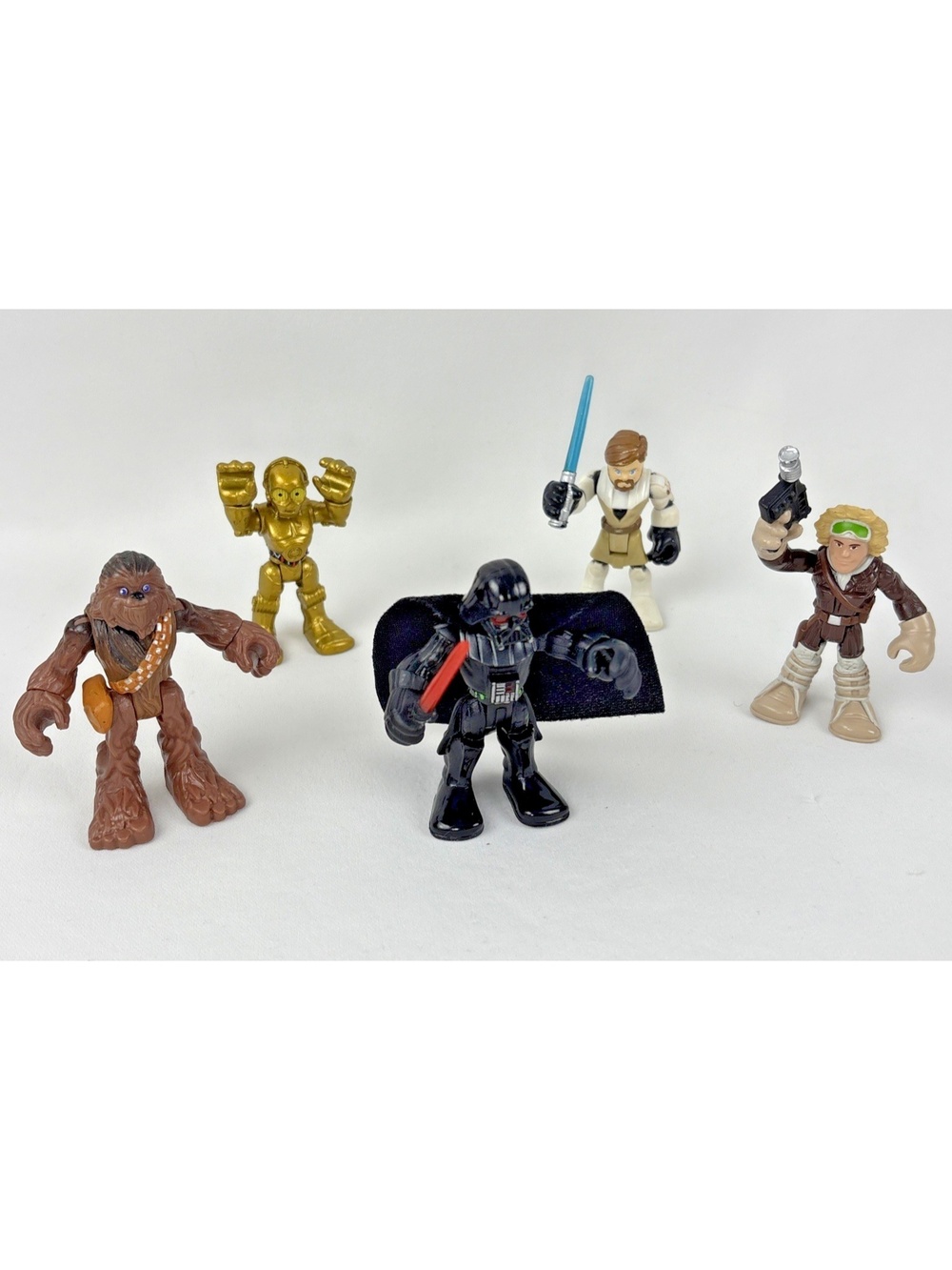 Fisher-Price Imaginext Star Wars Darth Vader Cloth C3-PO Han Solo Chewbacca 2.5”